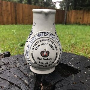 Vintage German Ceramic Wine Decanter